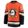 Anaheim Ducks Trikot Custom Fanatics Premium 2024-25 Orange Heim - Herren